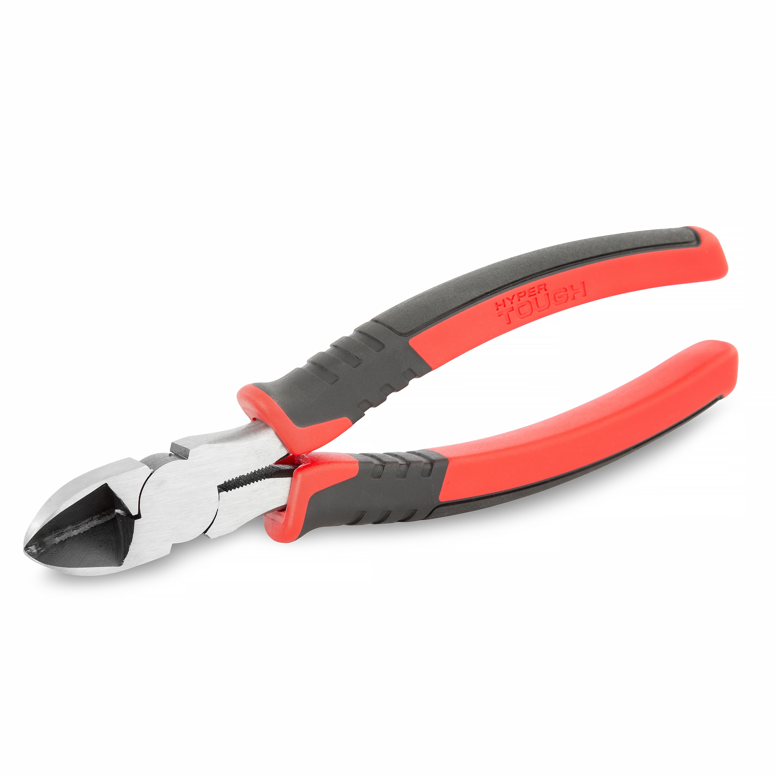 Hyper Tough 8-Inch Diagonal Cutting Pliers with Ergonomic Soft Grips