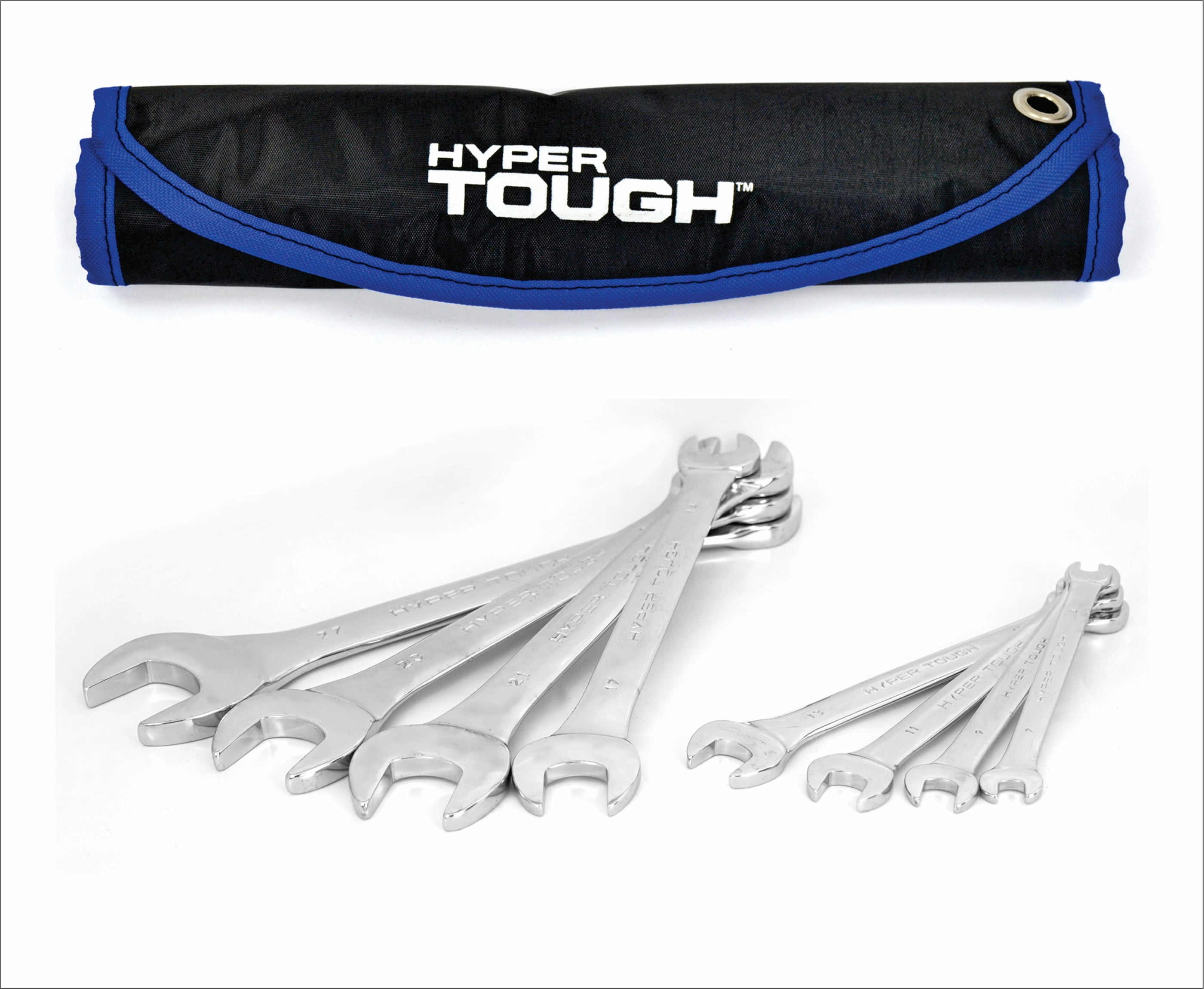 Hyper Tough 8-Piece Metric Double Open End Wrench Set - Walmart.com