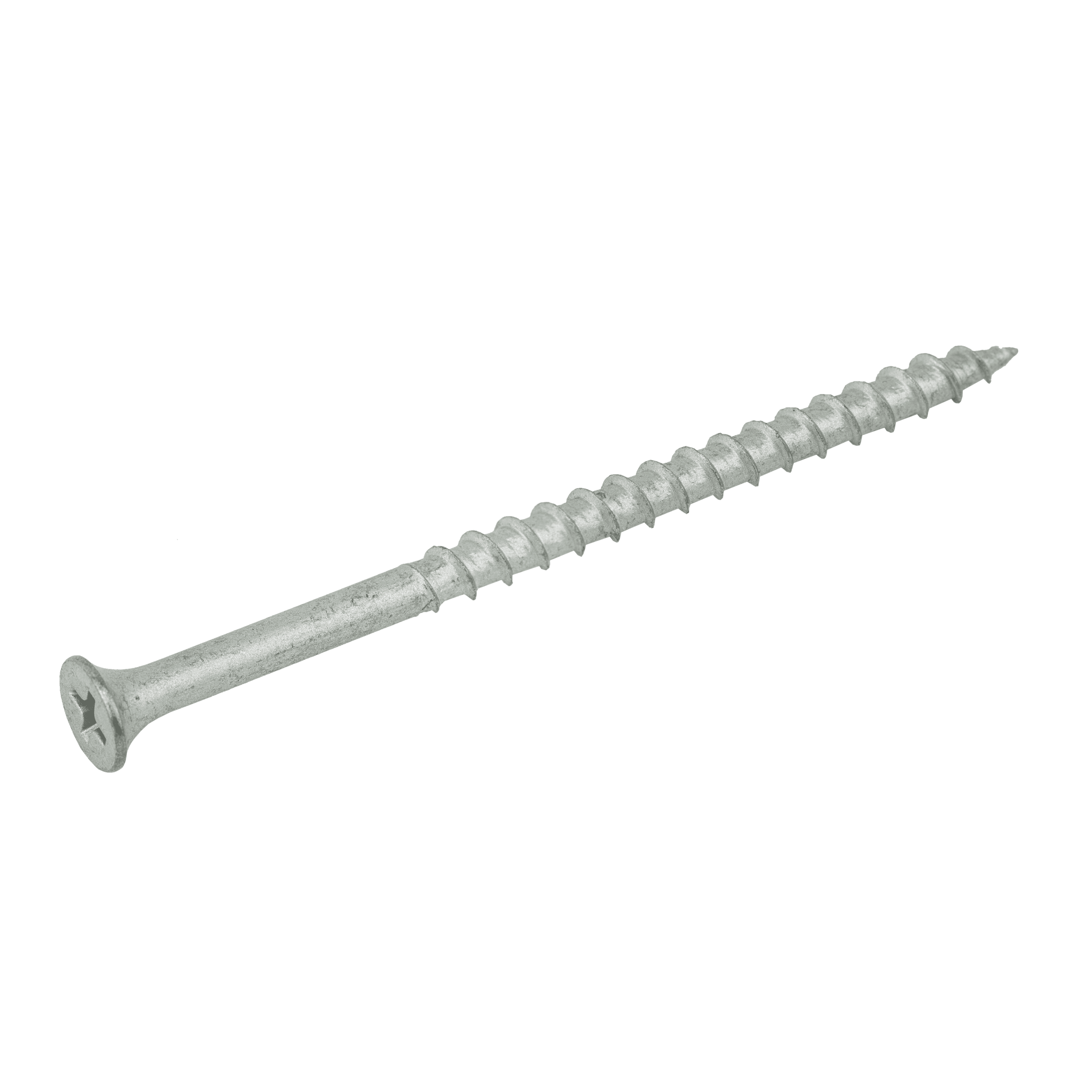 Hyper Tough #8 x 3 in. Phillips Flat Head Exterior Wood Screw, 1 lb Box