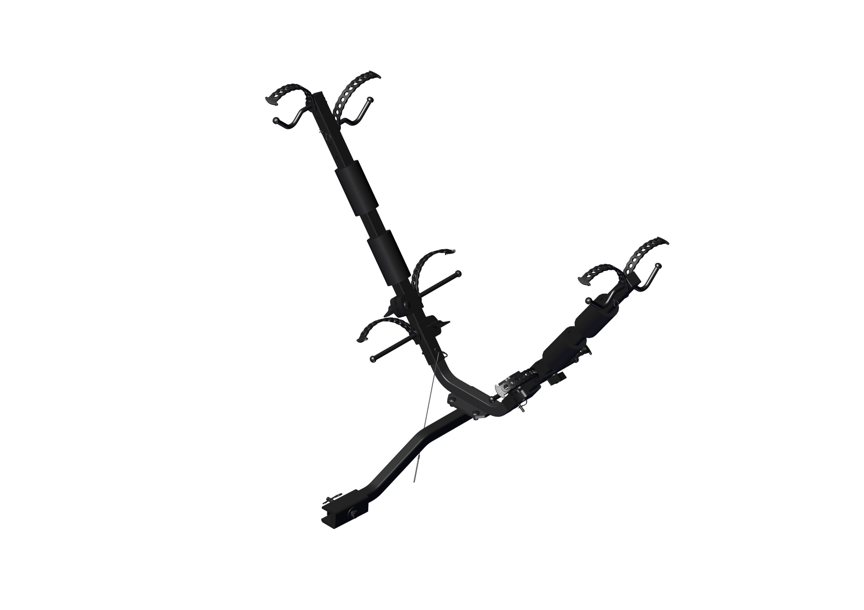 Hyper tough hitch mount v store wing 2 bike carrier