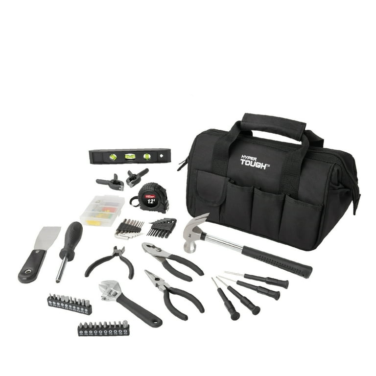 Free Shipping! Hyper Tough 89-Piece Black Household Tool Set