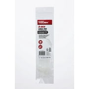 Hyper Tough 8inch Mounting Cable Tie Natural 20Pcs
