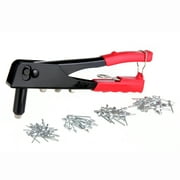 Hyper Tough 9.5 Inch Rivet Tool with 40 Assorted Rivets