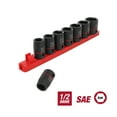 Hyper Tough 9Piece 1/2Inch Standard Drive Impact Socket Set SAE