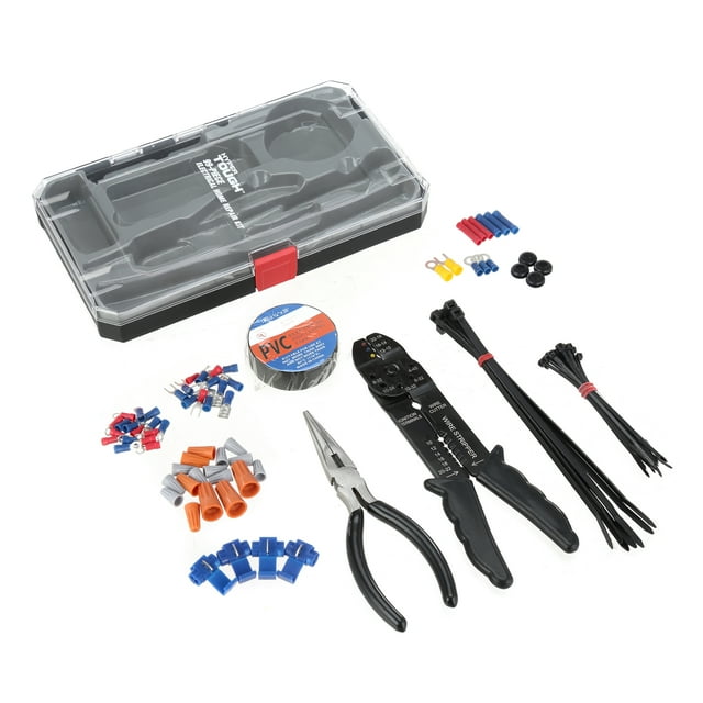 Hyper Tough 99 Piece Electrical Home Repair Set Including Storage Case
