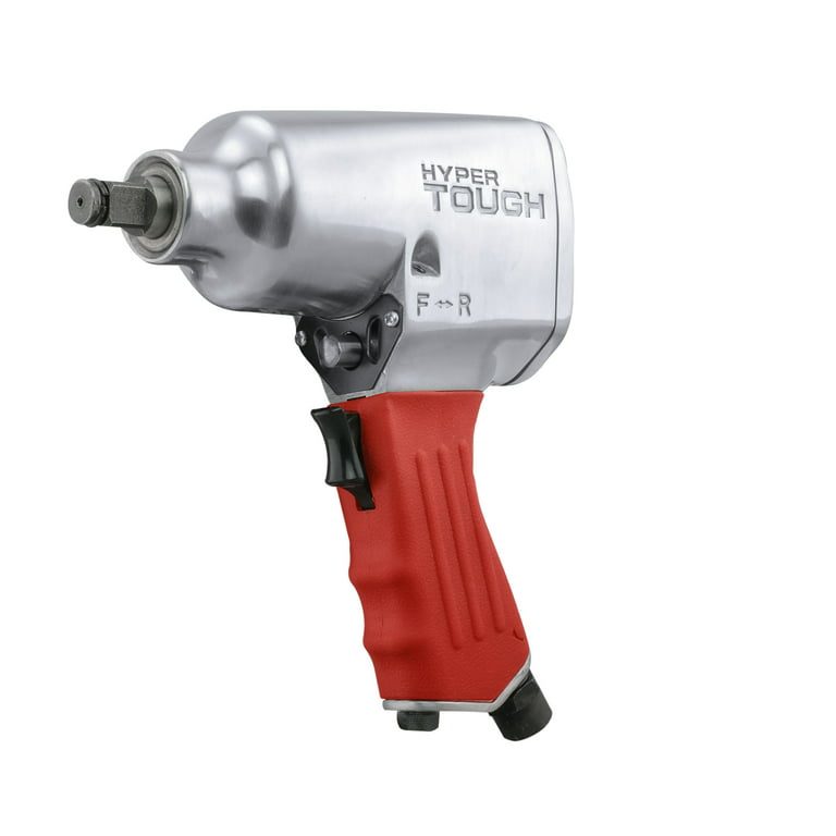 Hyper Tough Air Tool 1/2 Aluminum Impact Wrench,Adjustable 4 Speed  Regulator
