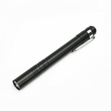 Hyper Tough, Aluminum LED Penlight, Portable Flashlight, 25 Lumen, Black, Red