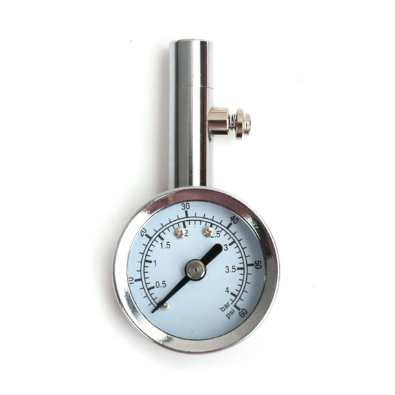 Hyper Tough Auto Mini Dial Tire Gauge, Silver, Model ST111704S