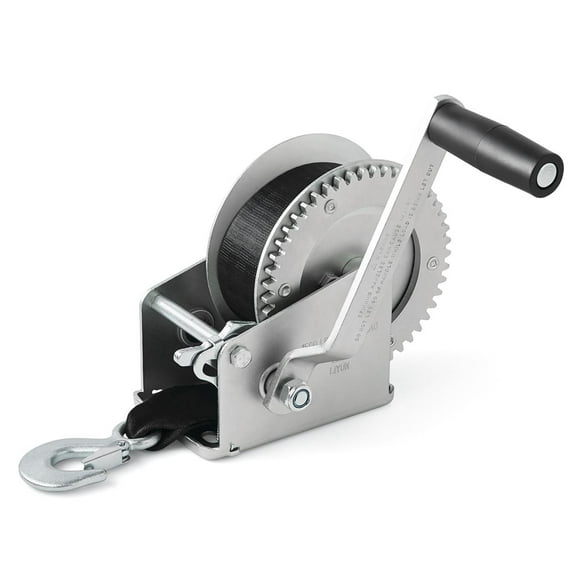 Hyper Tough Automotive Carbon Steel 1500 lbs Trailer Winch