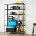 thumbnail image 1 of Hyper Tough Black Wire Shelf 6-Tier 72"H x 47.7"W x 18"D, 3600lbs Total Capacity, 1 of 8