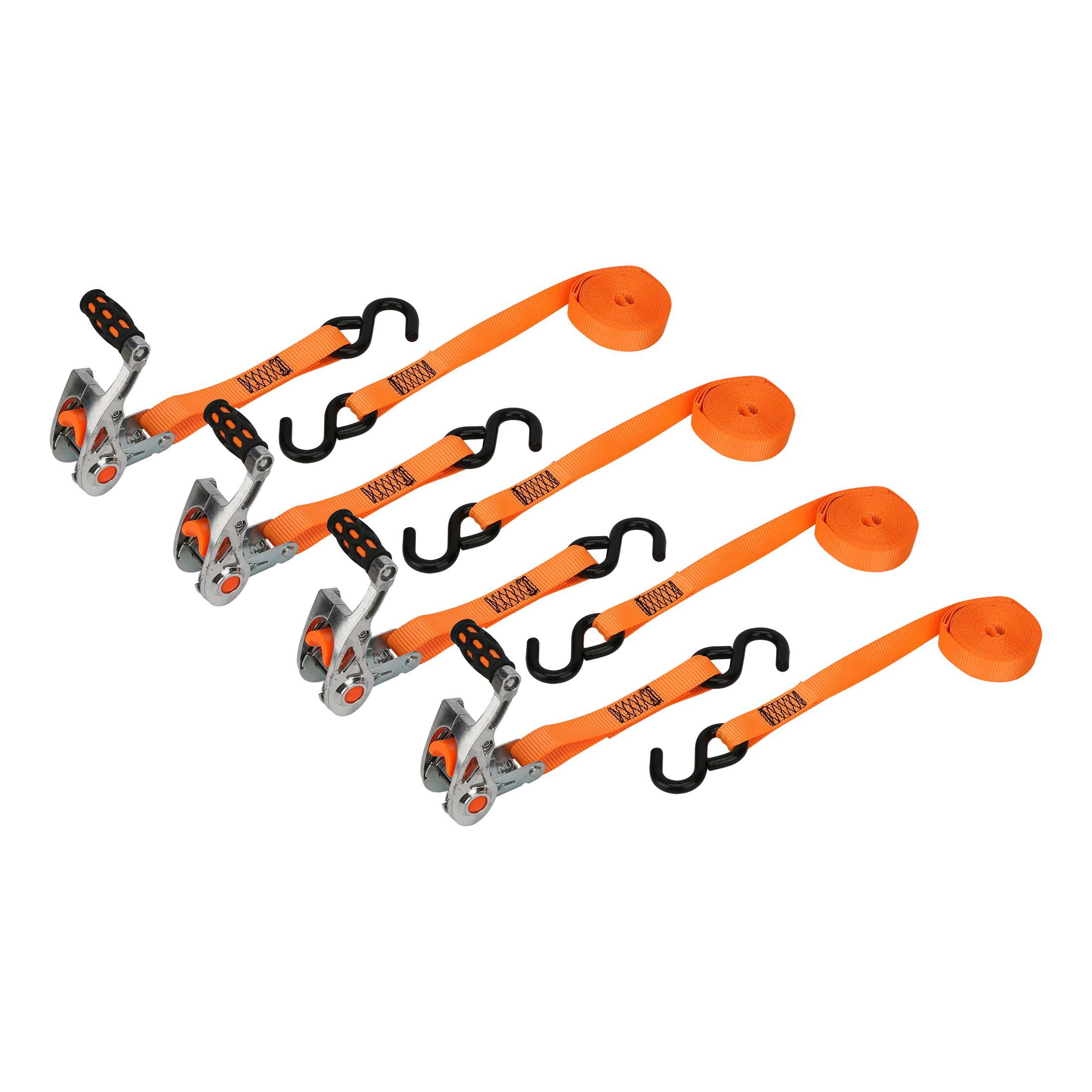 Hyper Tough Brand 1”x14' Aluminium TieDowns Ratchet 1,000lbs Work Load