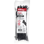 Hyper Tough Cable Ties, 8 in, 50 pcs