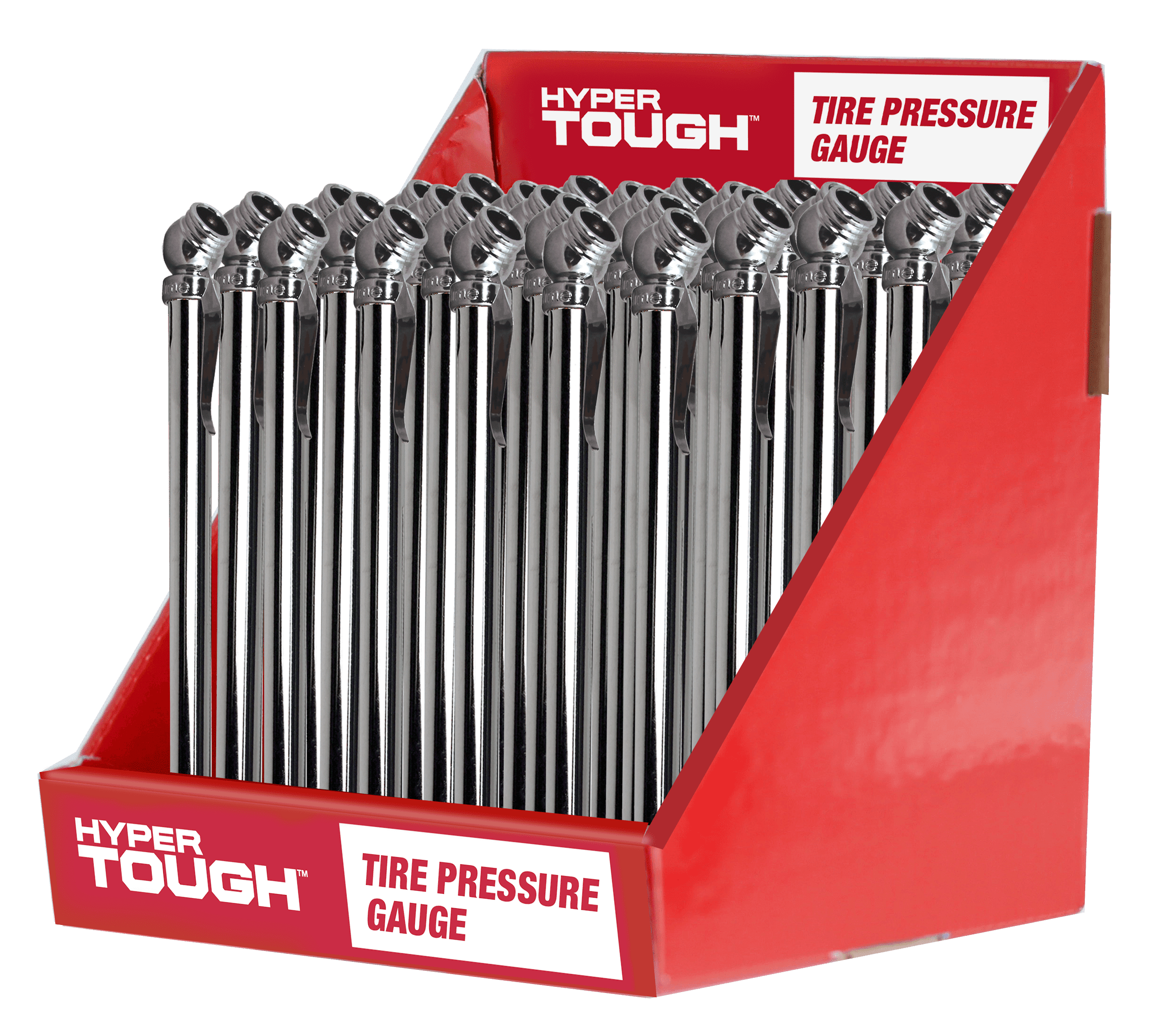 Hyper Tough Chrome Pencil Tire Gauge 25000