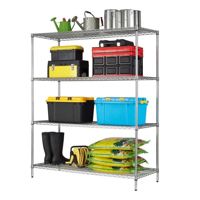 Stainless Steel Overshelf HALLY Double Overshelf Stainless Steel - 12 ...