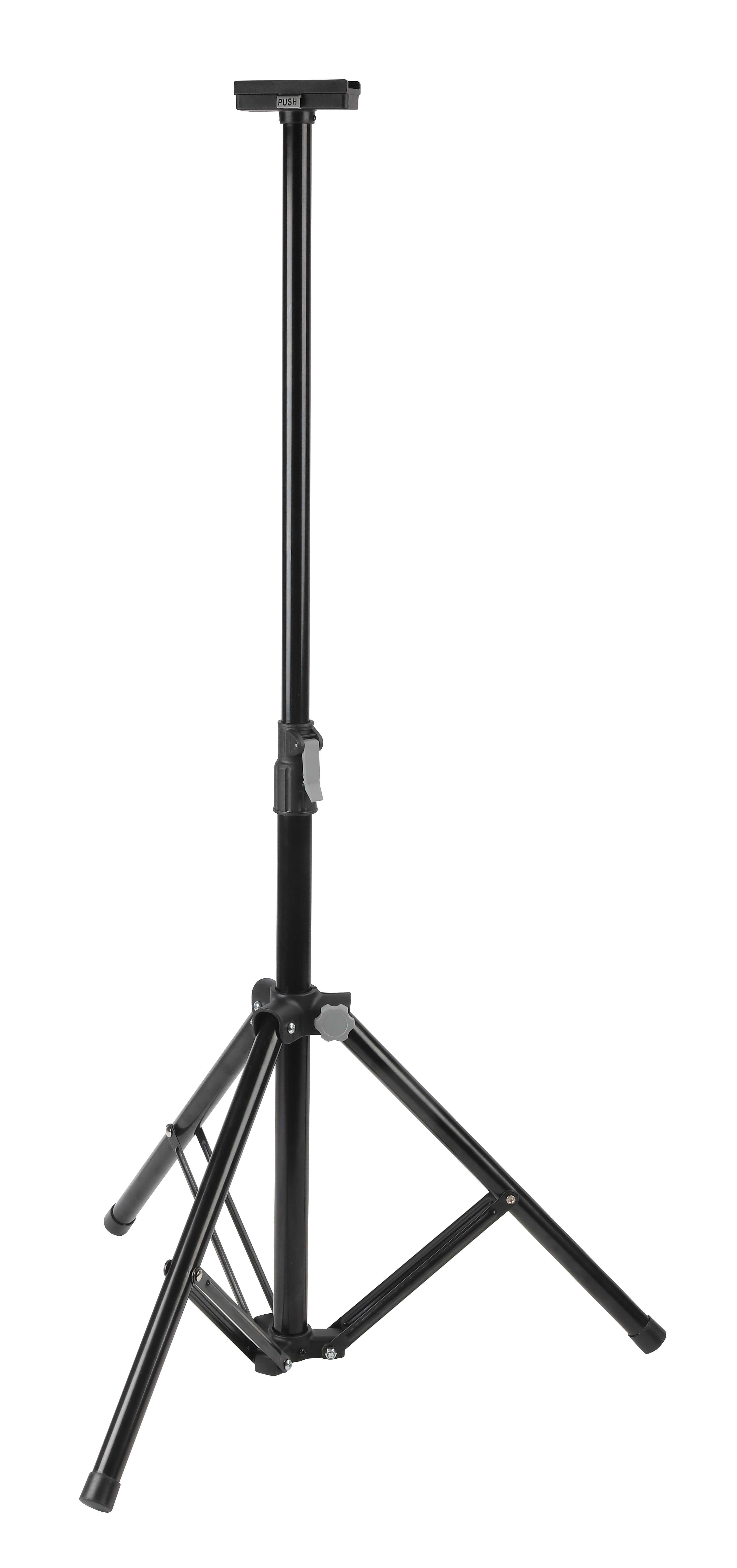 Hyper Tough Compact Steel Adjustable Tripod for Worklight,Black