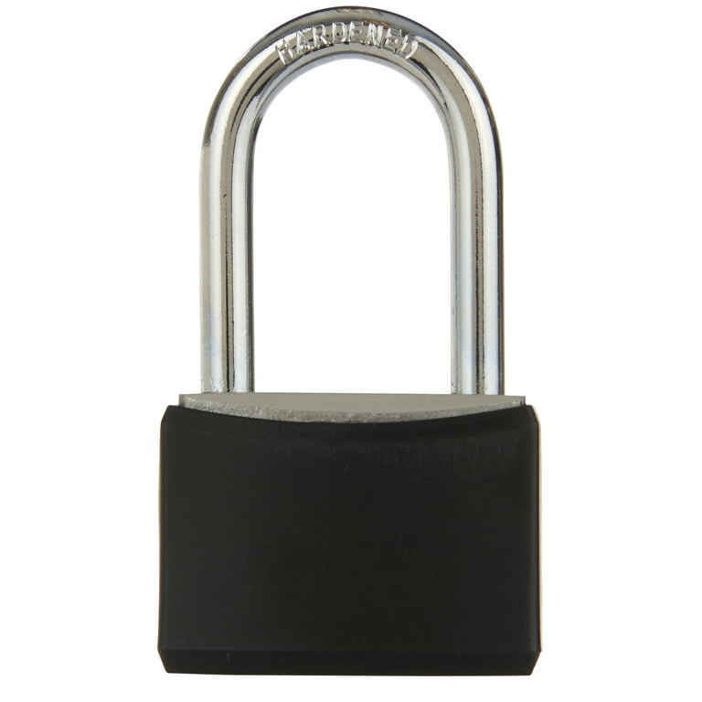 Hyper Tough Covered Aluminum 40mm Keyed Padlock with 1 1/2in Hyper Tough Covered Aluminum 40mm Keyed Padlock with 1 1/2in