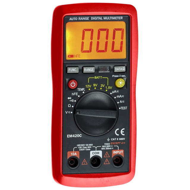 Hyper Tough Digital Auto Ranging Multi-Meter - Walmart Business Supplies
