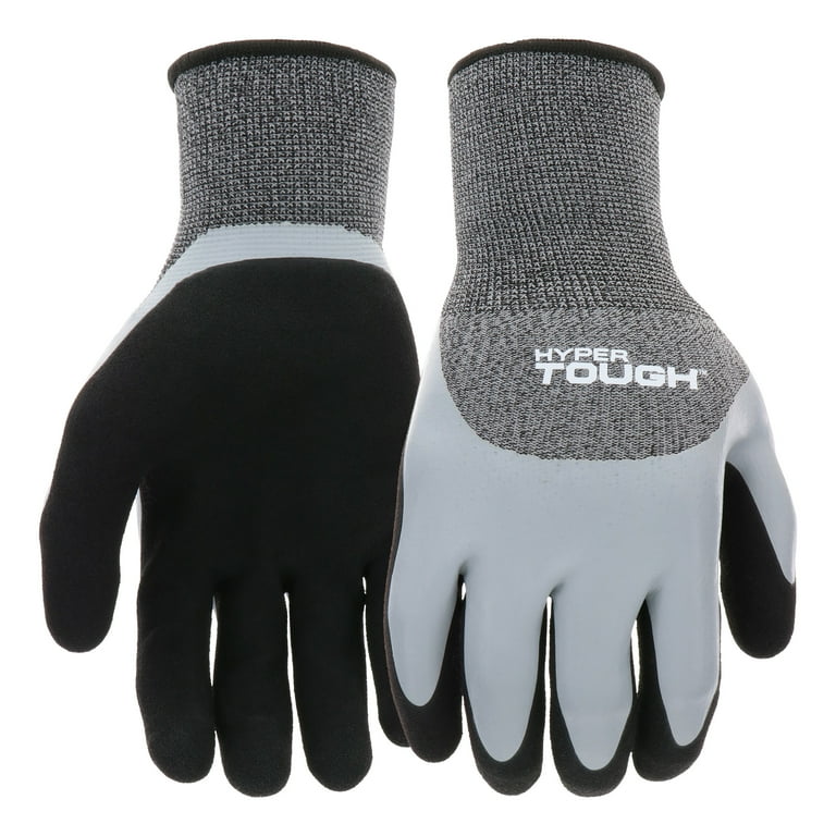 G & F 3100XL-DZ Knit Work Gloves with Textured Rubber Latex Coated for 12-Pairs