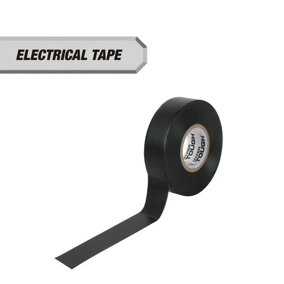 Hyper Tough Electrical Tape Single Roll 60 Feet Long Black