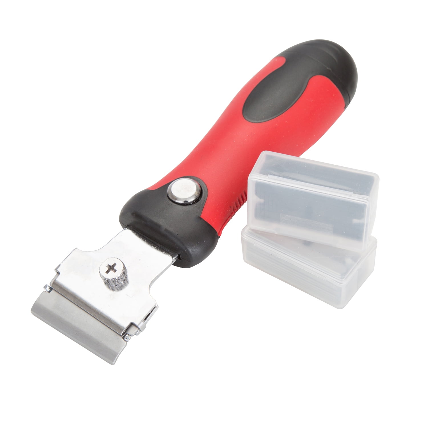 Hyper Tough Razor Scraper with Soft Grip Handle, Size: 5x3x1