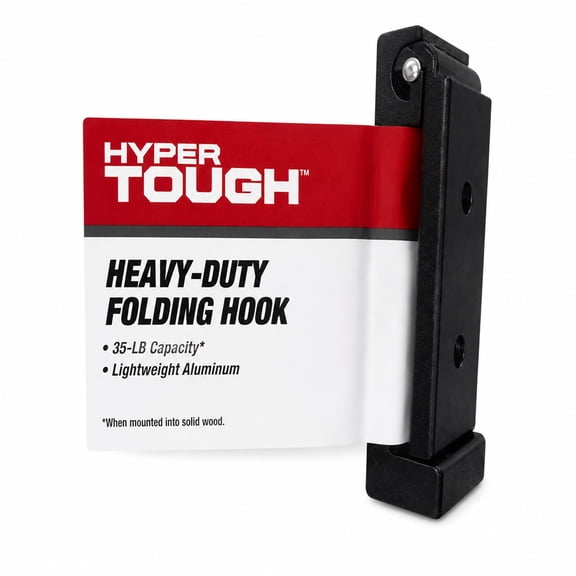 Hyper Tough Folding Hook, 2.65 in x 5.3 in x 1.5 in