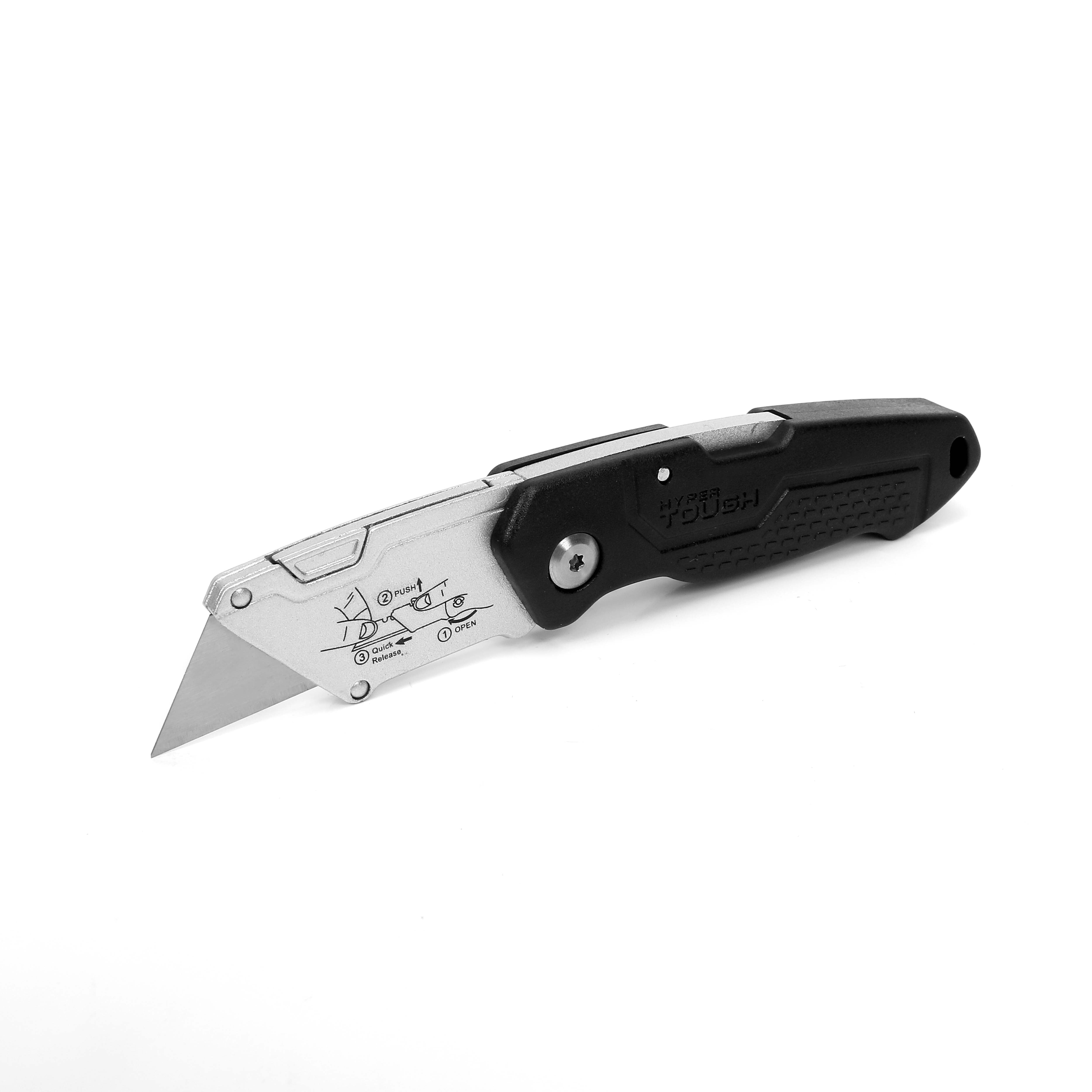 Kobalt Lockback 3/4-in 11-Blade Folding Utility Knife in the