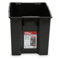 thumbnail image 1 of Hyper Tough Garage Plastic Storage Bin Large Nesting Stacking, Black, 1 of 14