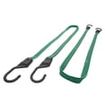 thumbnail image 1 of Hyper Tough Green/Black Flat Bungee Cord, 48 inch, 2-Pack, 1 of 8