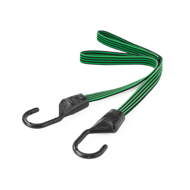 Hyper Tough Green/Black Poly-Pro Flat Bungee Cord, 48 inch, 2 Bungees