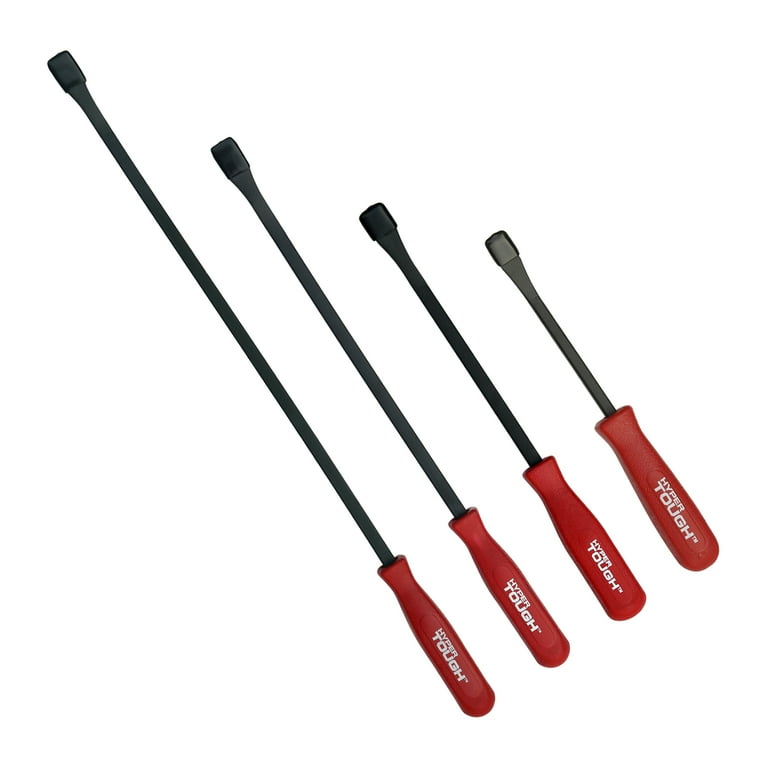 Hyper Tough HT Pry Bar 4pc Set with Plastic Handle Walmart