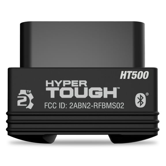 Hyper Tough HT500 Bluetooth Scan Tool, 1996 & Newer OBD2 Vehicles, Free Fix & Part Recommendations