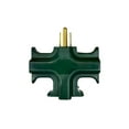 thumbnail image 1 of Hyper Tough Heavy Duty 3 Way Grounded Outlet Green Indoor Use Adapter, 15 Amps, 1 of 5