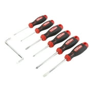 Hyper Tough Heavy-Duty 7-Piece Full Size Steel Philip and Slotted Screwdriver Set
