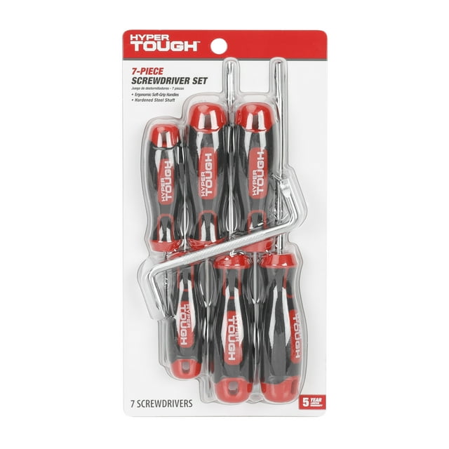 Hyper Tough HeavyDuty 7Piece Full Size Steel Philip and Slotted