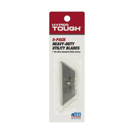 Hyper Tough Heavy-Duty Utility Blades, 5 Count