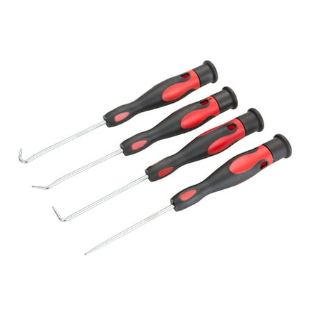 Hyper Tough Hook and Pick Set with Soft Grip Handles, 4-Piece Set
