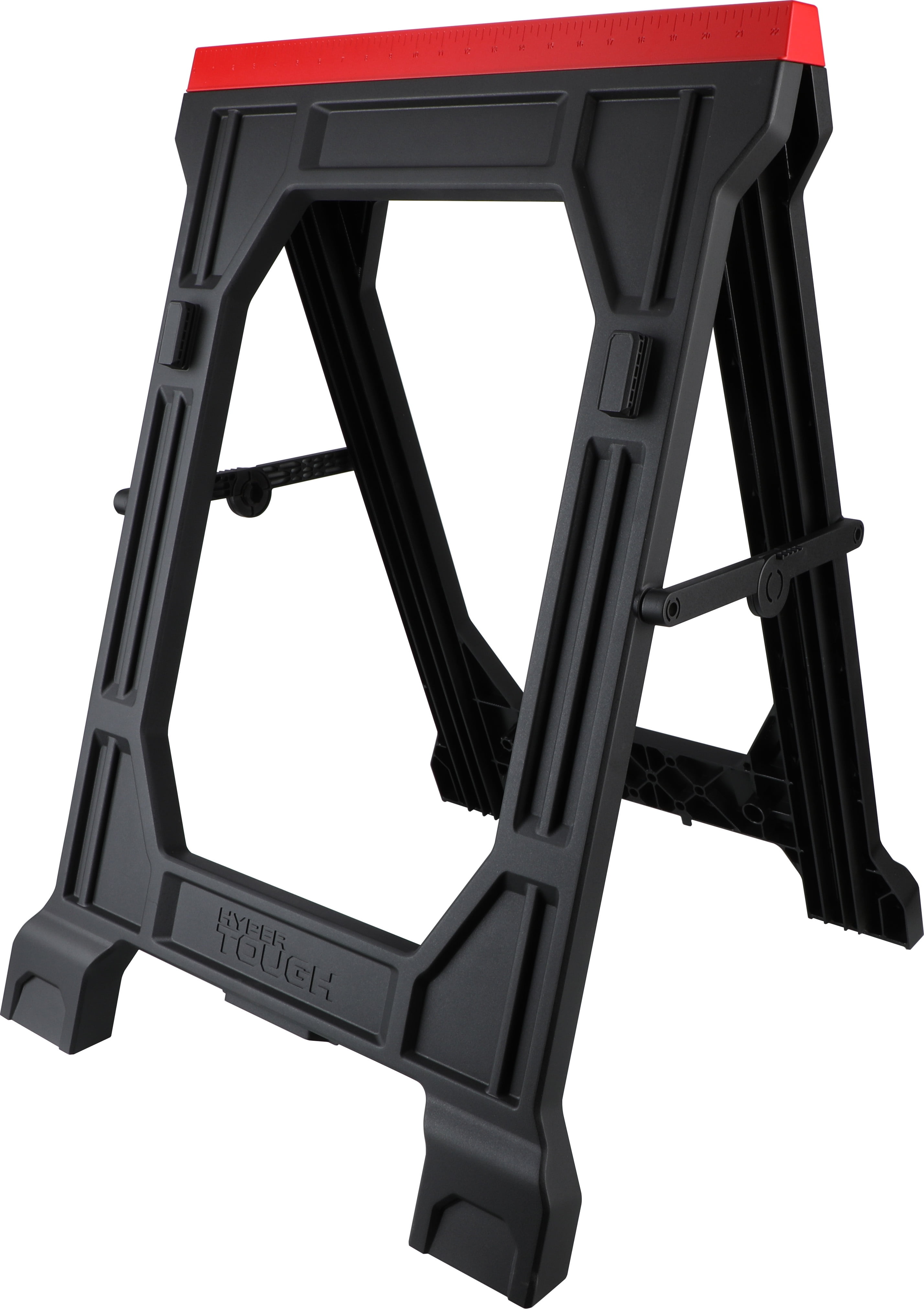 Hyper Tough Hyper Stack 350 lb Capacity Foldable Polypropylene Sawhorse, 31"