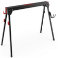 thumbnail interactive-video image 1 of Hyper Tough Hyper Stack Foldable Metal Sawhorse, 450-lb Capacity, 1 of 16