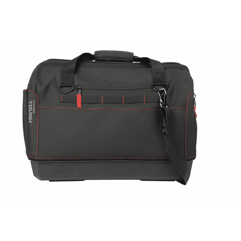 Hyper Tough Hyper Stack Full Size Tool Bag – Heavy-Duty, Stackable
