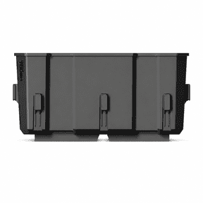 Hyper Tough Hyper Stack Interlocking Storage Crate, Black, Stackable Plastic Organizer