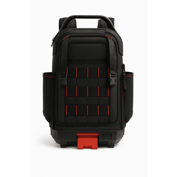 Hyper Tough Hyper Stack Tool Backpack  Durable, Stackable Tool Organizer with Multiple Pockets