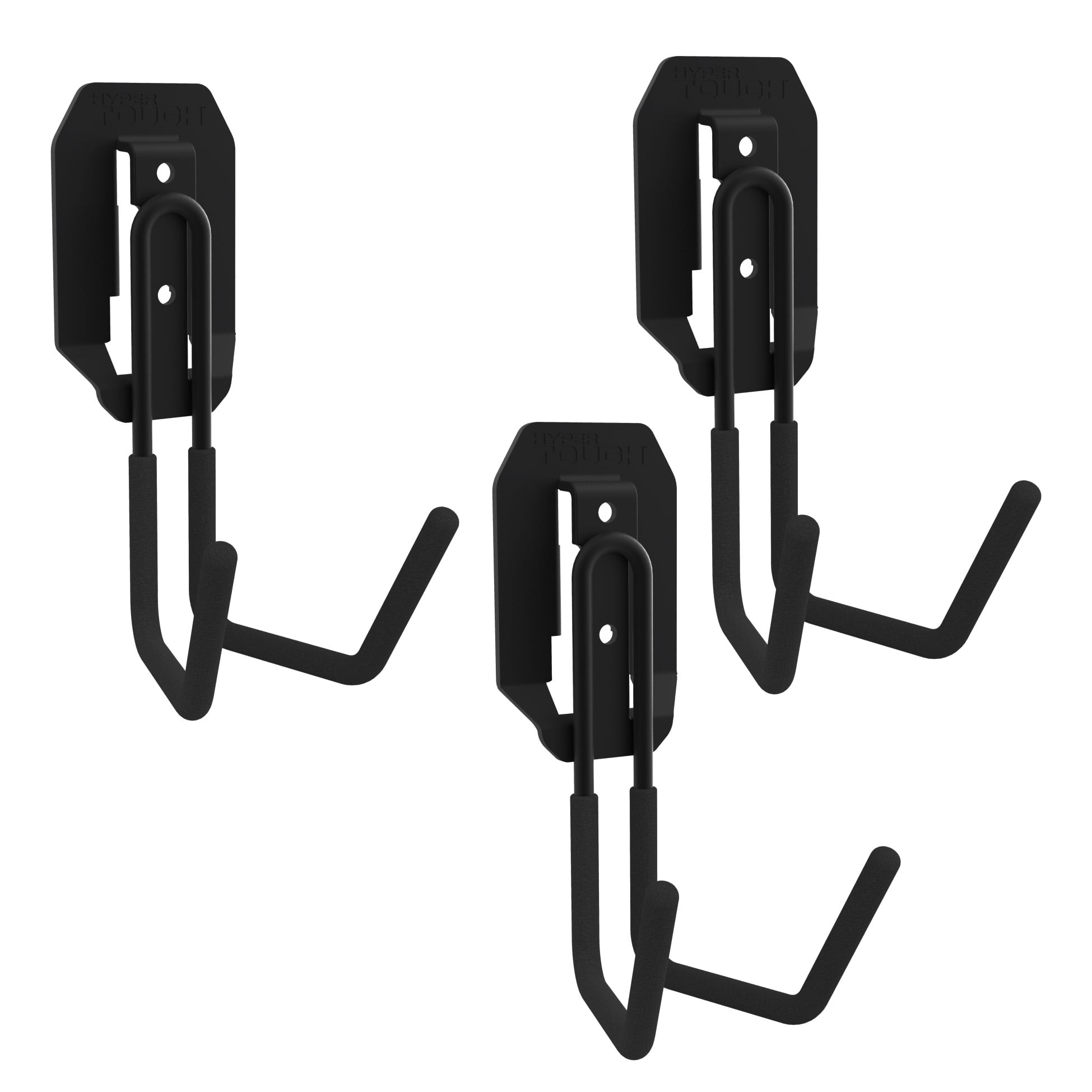 Hyper Tough Hyper Stack Wall Mounted Utility Hook 3-Pack