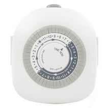 Hyper Tough, Indoor Analog Timer, Double Grounded Outlet