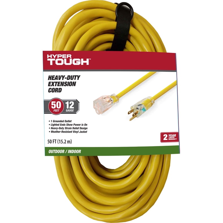 Free Shipping! Hyper Tough Heavy Duty Indoor Outdoor Extension 