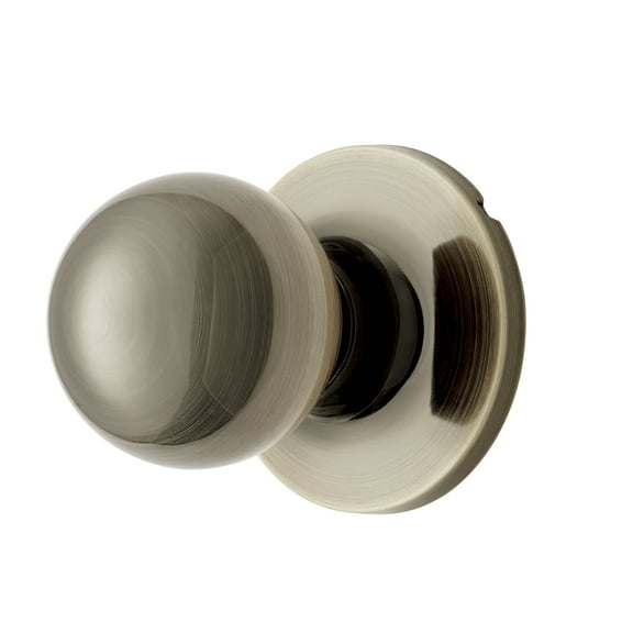 Hyper Tough Interior Non-Locking Ball Passage Hall & Closet Doorknob Antique Brass Finish