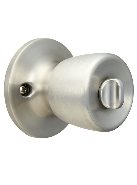 Hyper Tough Interior Privacy Doorknob Tulip Style, Stainless Steel Finish