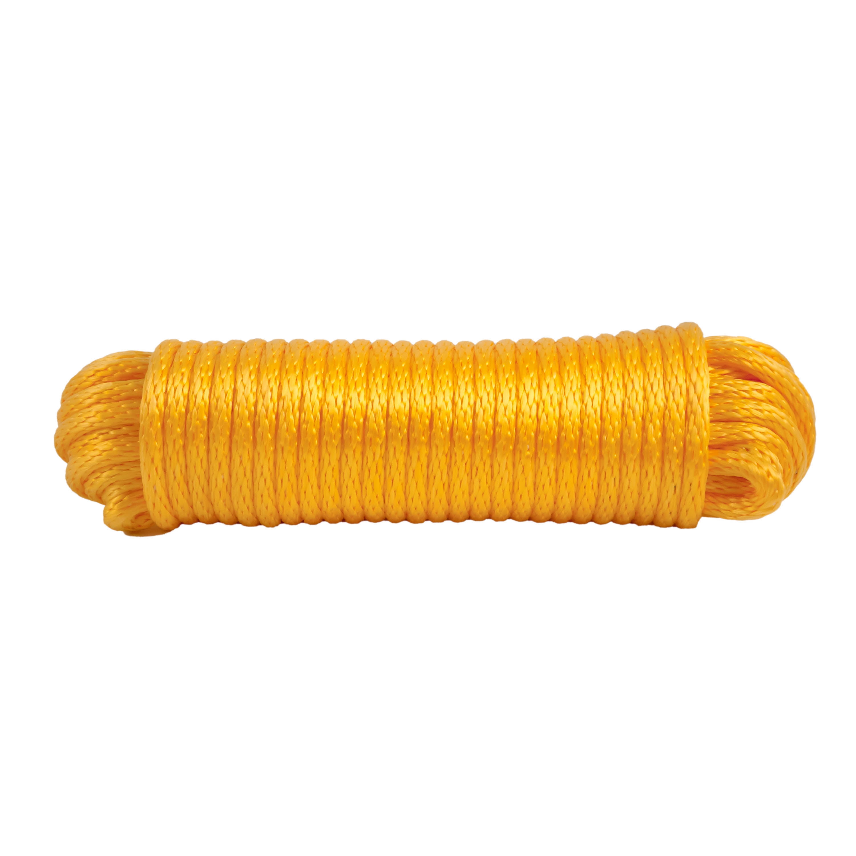 Hyper Tough Item MFP1675-2HT is a Solid Braid Polypropylene 1/2 Diameter x  75' Length Rope, Orange 