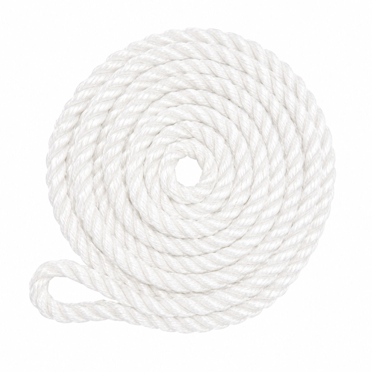 Hyper Tough Item# NPP850-HT, Nylon Blend Twisted Rope, White, 3/8