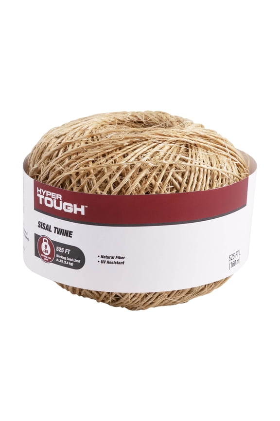 Item# SP20E-4HT, Sisal Twisted Twine, Natural Color, 525' Length, 1 Each