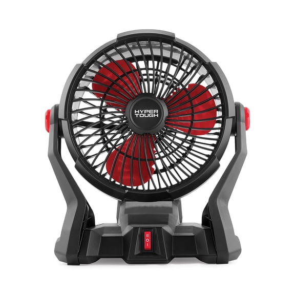Hyper Tough 7.5 in. Cordless Fan with Hybrid Power,with 2.0Ah Lithium-Ion Battery Pack Powered,C1005